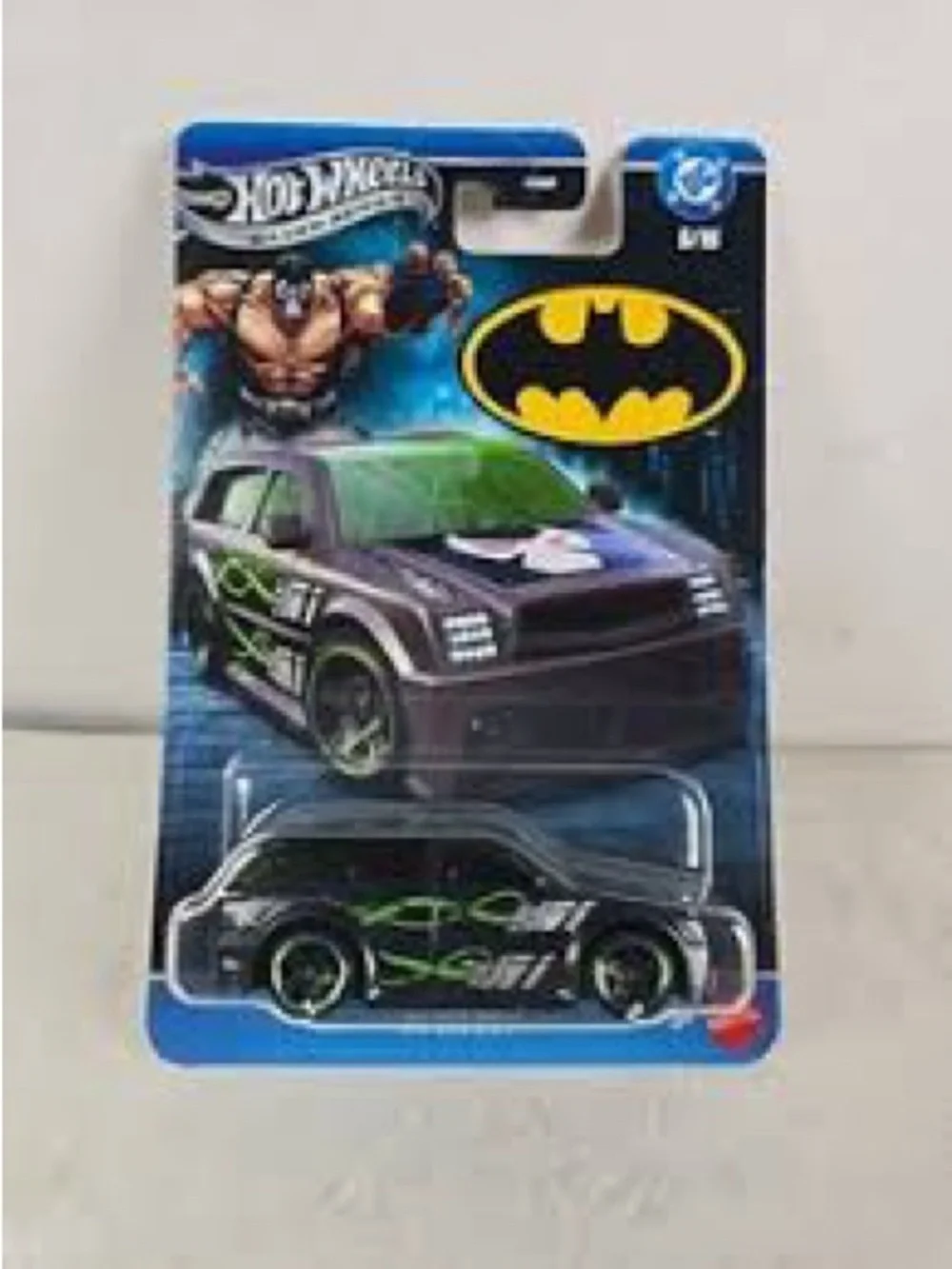 Batman Green Accent Black Die-Cast Car